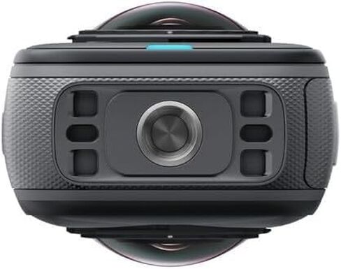 Insta360 X5 - كاميرا تصوير فيديو 8K 360 مقاومة للماء بدقة 72 ميجابكسل مع حافظة غوص غير مرئية، مستشعر 1/1.28 بوصة، عدسات واسعة الزاوية وخفيفة الوزن وقابلة للاستبدال من قبل المستخدم للرياضة والسفر ومحتوى المبدعين في الهواء الطلق in Saudi Arabia