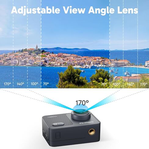 AKASO V50X Action Camera and Adhesive Mount Kit Bundle in Saudi Arabia