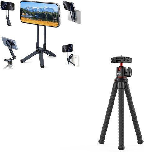 ULANZI MT-11 Camera Tripod with ULANZI MA38 Magnetic Phone Tripod in Saudi Arabia