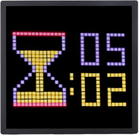 Pixel Art Digital Picture Frame, 16x16 LED Display APP Control Pixel Digital Picture Frame, Animation Frame Wall/Desk Mount, 13 Language, Remote Control, Stepless Brightness in Saudi Arabia
