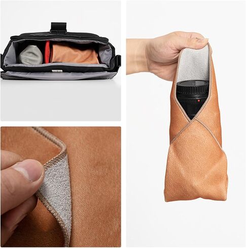 Camera Protective Wrap Cloth 11.81x11.81inch Adhesive Fabric for DSLR Cameras and Lens Scratch Resistant in Saudi Arabia