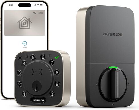ULTRALOQ Smart Security Bundle: Bolt NFC Smart Lock & IQ 4K AI Camera in Saudi Arabia