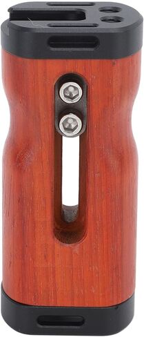 Side Wooden Handle, Sliding Structure, Ergonomic Camera Cage, Side Handle with 1/4 Inch Screw Hole for Microphone in Saudi Arabia