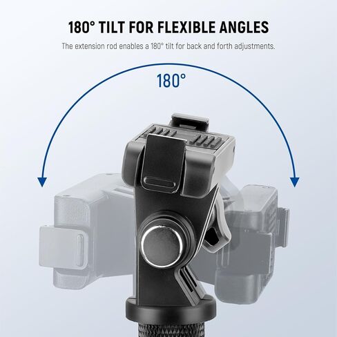 طقم قضيب تمديد NEEWER متوافق مع DJI OSMO Action 5 Pro 4 3 GoPro Insta360 AKASO، عصا سيلفي غير مرئية مقاس 27.8 بوصة، محول كاميرا الحركة وحامل مغناطيسي سريع الفك لتسجيل الفيديو، GP-86 in Kuwait