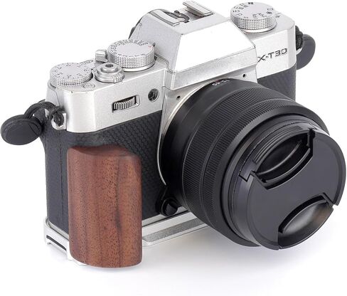 حامل دعامة يد معدنية على شكل حرف L لكاميرا Fujifilm X-T30 II/X-T30، لوحة مدمجة سريعة التحرير لـ Arca، مقبض على شكل حرف L متوافق مع كاميرات Fujifilm XT20 II/XT20/XT10 II/XT10 (فضي) in Kuwait