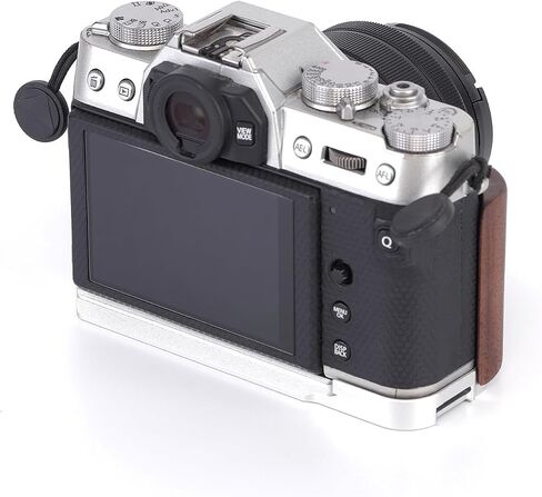 حامل دعامة يد معدنية على شكل حرف L لكاميرا Fujifilm X-T30 II/X-T30، لوحة مدمجة سريعة التحرير لـ Arca، مقبض على شكل حرف L متوافق مع كاميرات Fujifilm XT20 II/XT20/XT10 II/XT10 (فضي) in Kuwait