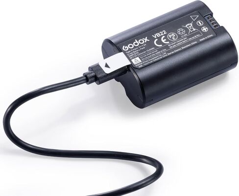 بطارية GODOX VB22 لـ V480، استبدال البطارية مع منفذ USB C لـ V480C V480S V480N V480O V480F فلاش الكاميرا Speedlite in Saudi Arabia