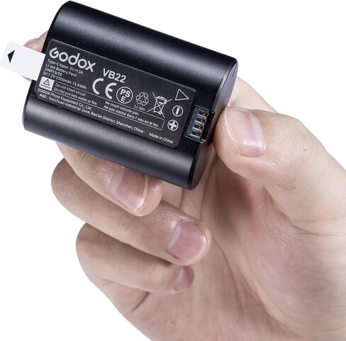بطارية GODOX VB22 لـ V480، استبدال البطارية مع منفذ USB C لـ V480C V480S V480N V480O V480F فلاش الكاميرا Speedlite in Saudi Arabia