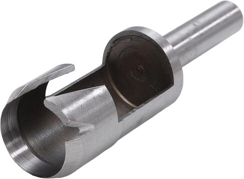 Industrial Deep Plug Cutter 6 PCS Set 3/8" 1/2" 5/8" 3/4" 7/8" 1" for Woodworking with Storage Wooden Box in Saudi Arabia