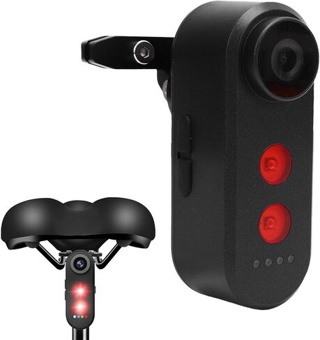 Bike Camera, IPX6 Water Proof Loop Recording Bike Rear View Camera 4K for Cycling (Without Memory Card) in Saudi Arabia