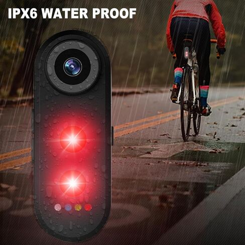 Bike Camera, IPX6 Water Proof Loop Recording Bike Rear View Camera 4K for Cycling (Without Memory Card) in Saudi Arabia