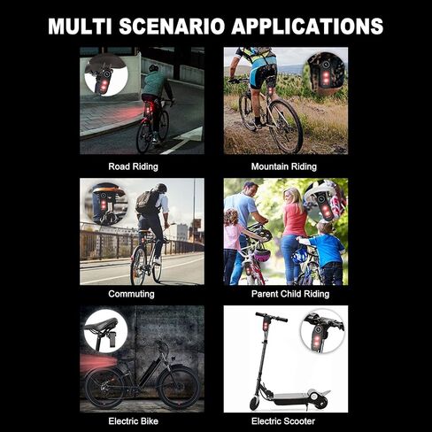 Bike Camera, IPX6 Water Proof Loop Recording Bike Rear View Camera 4K for Cycling (Without Memory Card) in Saudi Arabia
