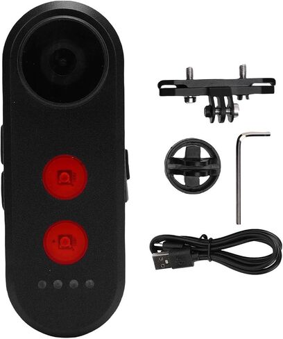 Bike Camera, IPX6 Water Proof Loop Recording Bike Rear View Camera 4K for Cycling (Without Memory Card) in Saudi Arabia