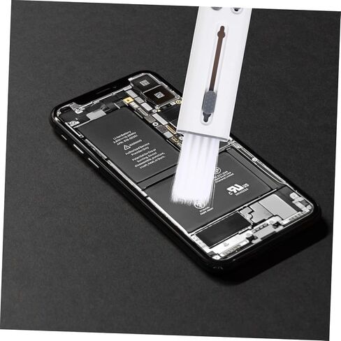 NUOBESTY 1Set Electronics Cleaning Kit for Headphones Multifunctional Earphone Cleaning Tool with Hidden Triple Heads for Wired Devices Durable Design for Dirt in Saudi Arabia