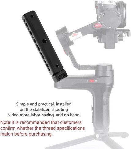 مقبض Gimbal قبضة متعددة 1/4 و 3/8 ثقوب المسمار مقبض قبضة المسمار المحمولة لمختبر WeeBill أو معدات التصوير الفوتوغرافي in Saudi Arabia