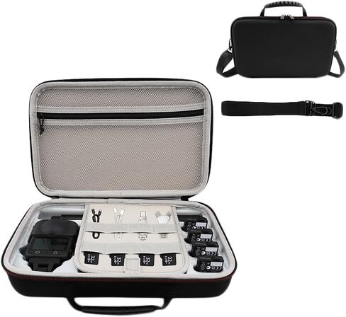 Portable Large Compact Storage Bag for DJI OSMO 360 Panoramic Camera and Accessories Oxford Fabric+EVA Travel Carrying Case with Handheld Handle and Shoulder Strap in Saudi Arabia