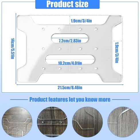 Cabinet Handle Template, Cabinet Door & Drawer Hardware Template (3/4 inch Drawer Pull Height) in Kuwait