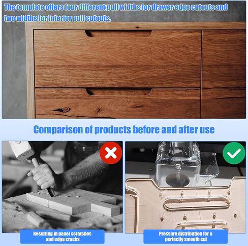 Cabinet Handle Template, Cabinet Door & Drawer Hardware Template (3/4 inch Drawer Pull Height) in Kuwait