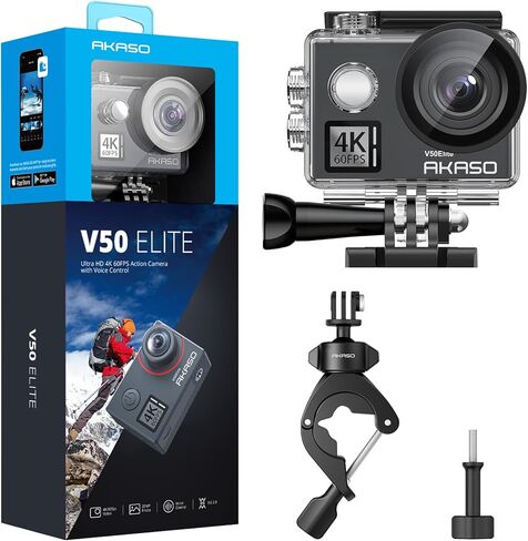 مجموعة ملحقات كاميرا AKASO V50 Elite Action ومشبك المقود in Saudi Arabia