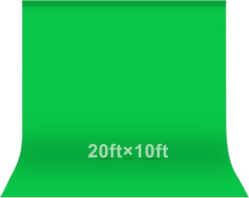 EMART 6x9Ft Green Screen Backdrop,Photography Greenscreen Background | Polyester Green Screen Fabric Cloth, Greenscreen Sheet with 4 Backdrop Clips, for YouTube Zoom Meeting Video Studio Streaming in Saudi Arabia