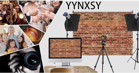 YYNXSY Red Brick Wall Backdrop Brick Photography Backdrop Baby Birthday Party Graduation Home Decoration Background Photo Booth Studio 7X5FT YY-28 in Saudi Arabia