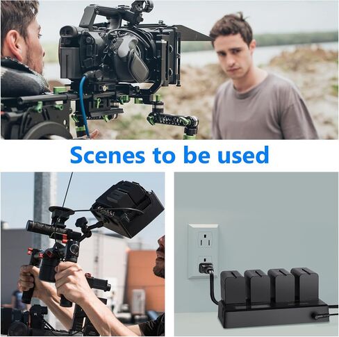 NEEWER Full Camera Cage Compatible with Sony a7R V/a7R IV/a7 IV/a7S III/a1, Aluminum Video Camera Rig with Full Access/Arca Type QR Base, 4-Pack 7.4V 6600mAh NP-F970 Replacement Batteries Included in Saudi Arabia