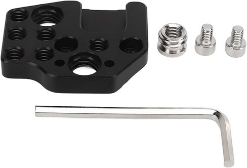 Quick Release Plate, with 1/4 Inch Hole 3/8 Inch Hole Cold Shoe Aluminum Alloy Portable Quick Release Plate for DJI Ronin S SC RS2 RS3 RSC2 Stabilizer in Saudi Arabia