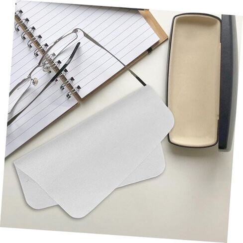 10pcs Microfiber Eyeglasses Cleaning Cloths Non-Scratch Lens Wipe for Glasses Jewelry Phone Screens Soft Lint-Free Fabric for Home Office Travel in Saudi Arabia