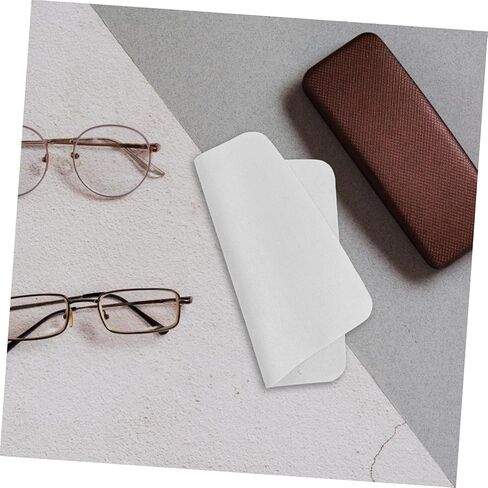10pcs Microfiber Eyeglasses Cleaning Cloths Non-Scratch Lens Wipe for Glasses Jewelry Phone Screens Soft Lint-Free Fabric for Home Office Travel in Saudi Arabia