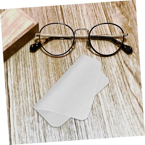 10pcs Microfiber Eyeglasses Cleaning Cloths Non-Scratch Lens Wipe for Glasses Jewelry Phone Screens Soft Lint-Free Fabric for Home Office Travel in Saudi Arabia