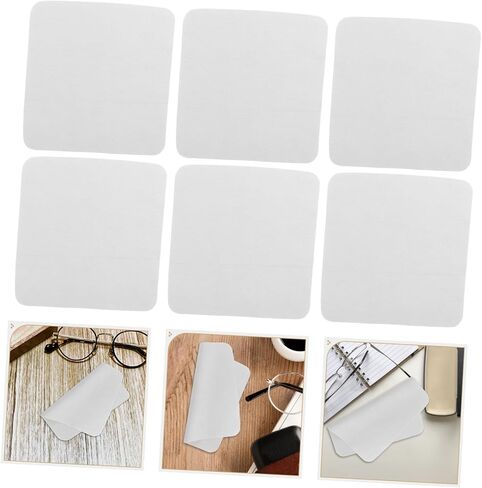 10pcs Microfiber Eyeglasses Cleaning Cloths Non-Scratch Lens Wipe for Glasses Jewelry Phone Screens Soft Lint-Free Fabric for Home Office Travel in Saudi Arabia