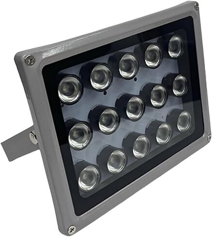 مصباح الأشعة تحت الحمراء لكاميرات المراقبة CCTV، مصابيح الأشعة تحت الحمراء لإضاءة الرؤية الليلية، مقاوم للمطر، مفتاح تلقائي في الليل (15 مصباح LED بالأشعة تحت الحمراء) in Kuwait