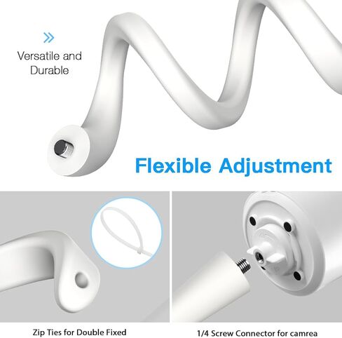 HOLACA Camera Clamp Mount for Imou 2K WiFi Security Camera Indoor Pet Dog Baby Camera and Other Standard 1/4 Threaded Hole Cameras for Crib Nursery Pillars (Clamp) in Saudi Arabia