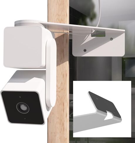حامل كاميرا زاوية Zwolf لجهاز Wyze Cam Pan v4، حامل جداري دوار، يحسن مجال الرؤية ويقلل البقع العمياء in Kuwait