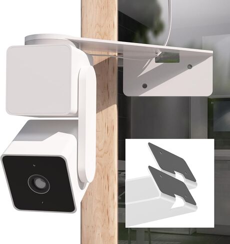 حامل كاميرا زاوية Zwolf لجهاز Wyze Cam Pan v4، حامل جداري دوار، يحسن مجال الرؤية ويقلل البقع العمياء in Kuwait