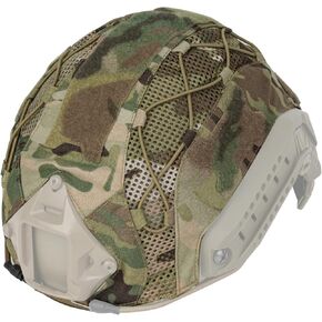 Tactical Helmet camo Cover for Fast Helmet in Size M/L, Paintball Shooting Gear - 500D Nylon -Without Helmet in Kuwait