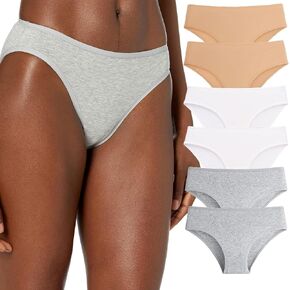 Women's Seamless Brief Panties Cotton Underwear Soft Mid Rise Bikini Multipack for Comfort Daily Wear in Kuwait