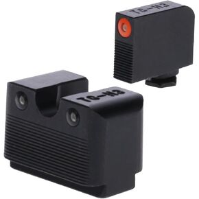 TRUGLO Tritium Pro Night Sights, Compatible with Glock Handgun Models | Compact Durable Glow-in-The-Dark Front & Rear Gun Sight Set with Focus Lock Front Ring in Saudi Arabia