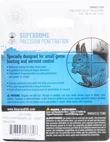 حبيبات مسدس الخط الميداني Umarex RWS Superdome. عيار 177، 8.3 حبة in Kuwait