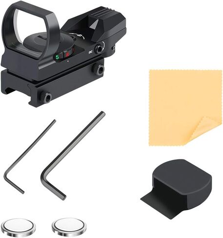 Feyachi Reflex Sight - شبكاني قابل للتعديل (4 أنماط) باللونين الأحمر والأخضر في مشهد واحد! in Kuwait