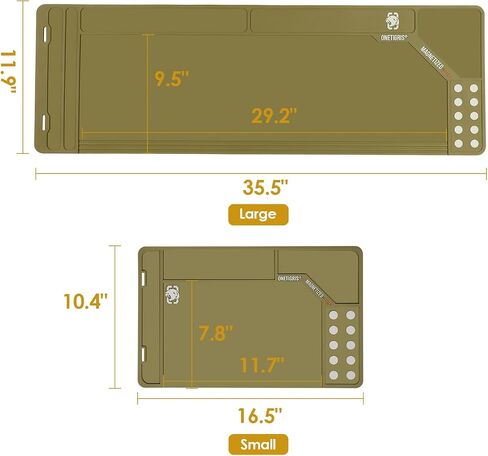 ONETIGRIS Gun Cleaning Mat Rifle Pistol Gun Mat with Magnetic Dots, Non-Slip Oil Resistant in Saudi Arabia