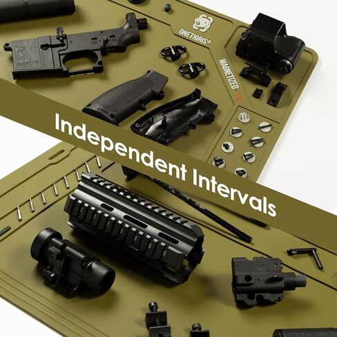 ONETIGRIS Gun Cleaning Mat Rifle Pistol Gun Mat with Magnetic Dots, Non-Slip Oil Resistant in Saudi Arabia
