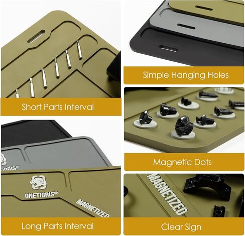 ONETIGRIS Gun Cleaning Mat Rifle Pistol Gun Mat with Magnetic Dots, Non-Slip Oil Resistant in Saudi Arabia