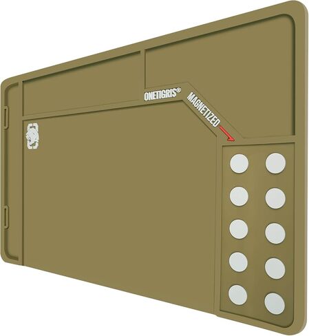 ONETIGRIS Gun Cleaning Mat Rifle Pistol Gun Mat with Magnetic Dots, Non-Slip Oil Resistant in Saudi Arabia