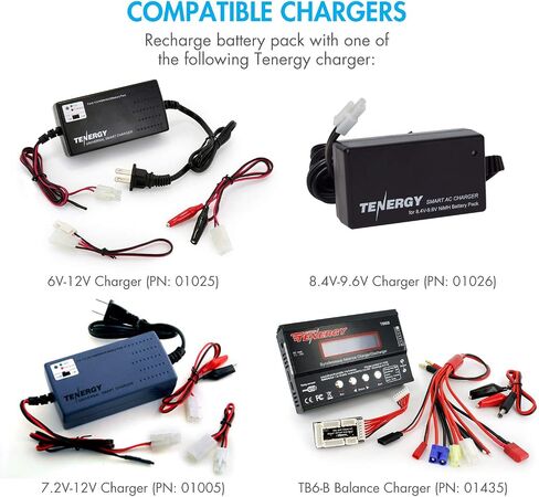 Tenergy 8.4V NiMH Flat Battery Pack w/Mini Tamiya Connector High Capacity 1600mAh Battery in Saudi Arabia