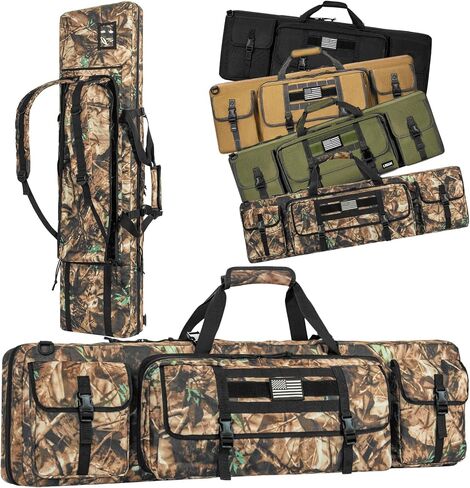 Tactical Double Long Gun Bag Rifle Case w/Backpack Strap in Saudi Arabia
