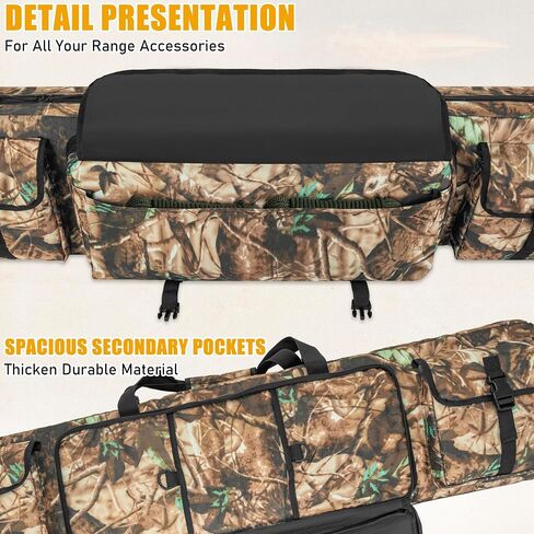 Tactical Double Long Gun Bag Rifle Case w/Backpack Strap in Saudi Arabia