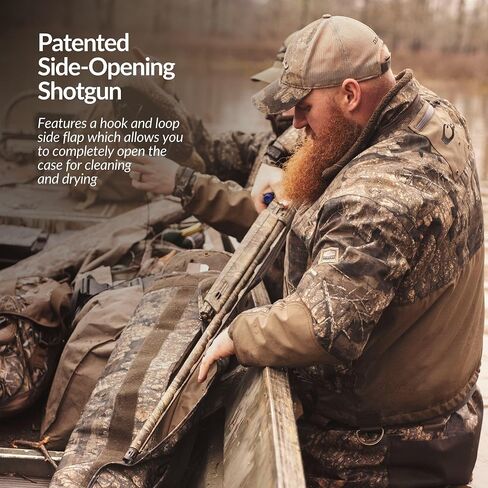 حافظة مسدس ناعمة بفتحة جانبية من Drake Waterfowl® - مقاومة للماء، حزام قابل للتعديل، جيب أنبوبي خانق - حافظة بندقية تكتيكية in Saudi Arabia