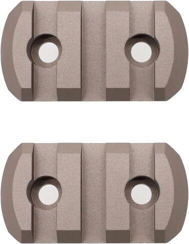 Mlok Picatinny Rail Aluminum Section Accessory, 3 Slots (2 Pack) in Saudi Arabia