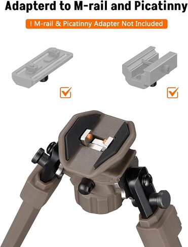 MidTen Sling Swivel Stud Bipod for Rifle - Hunting and Shooting in Kuwait